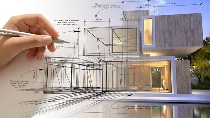 create architect, draftsman building plans, auto cad 3d  4d floor plan