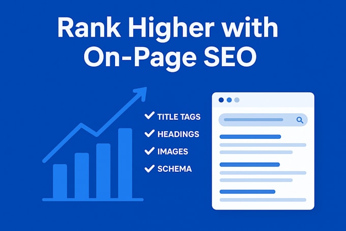 Provide professional on page seo optimization for higher google ...