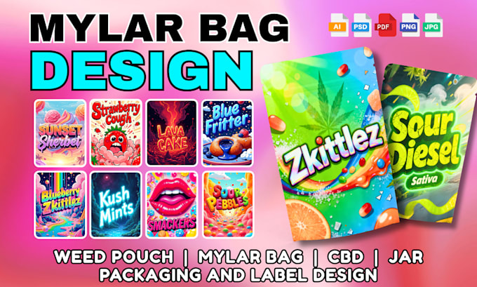design weed mylar bags, cannabis packaging, cbd pouch