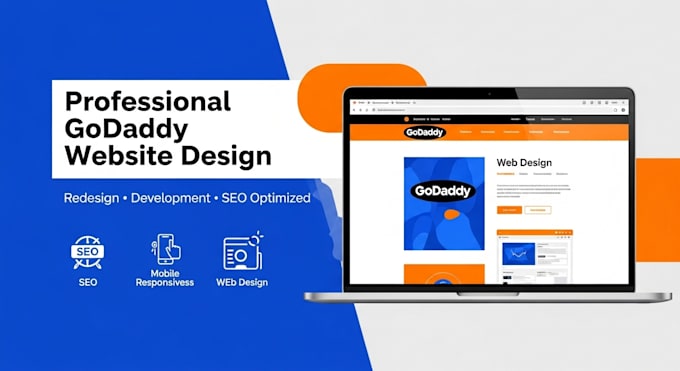 Godaddy website design, godaddy website redesign, develop godaddy ...