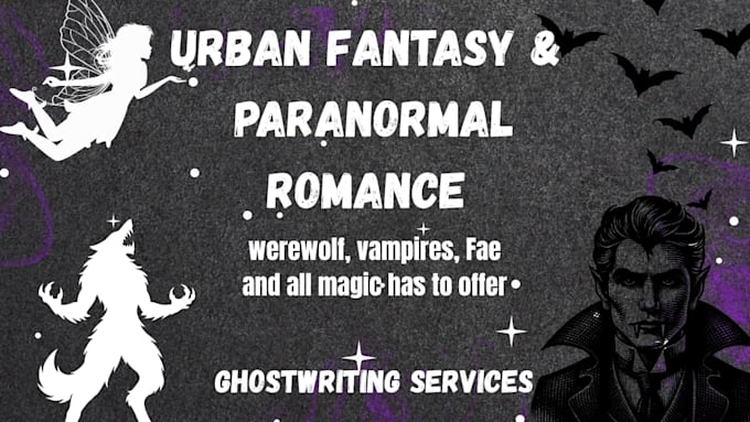 ghostwrite your urban fantasy novel or ebook