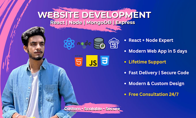 be full stack developer, front end developer, build website