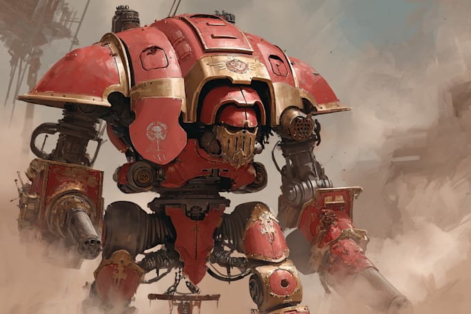 create your favorite warhammer character illustration