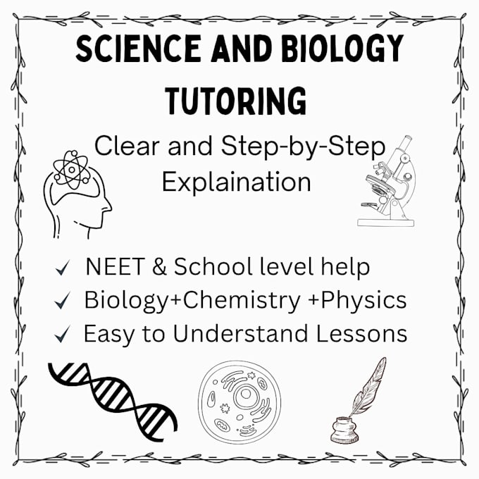 explain your biology, chemistry and physics problems