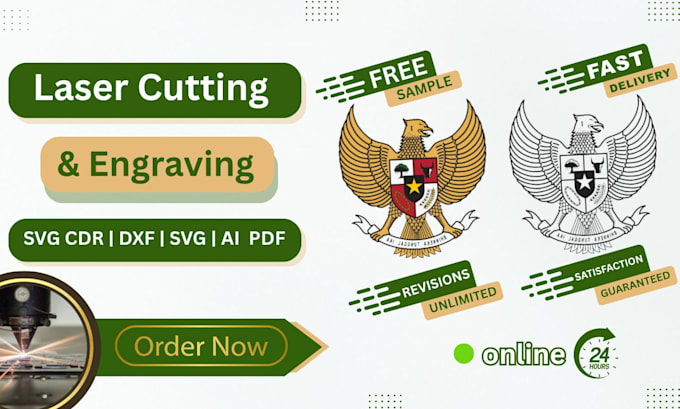 design professional laser cutting and engraving files dxf cdr svg ai