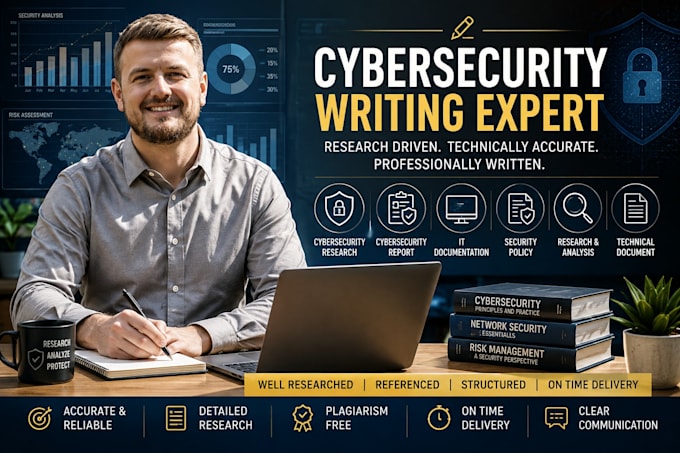 write cybersecurity report, IT research and technical documents