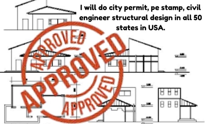 do structural engineer design city permit, pe stamp in california, pennsylvania