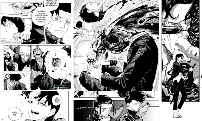 anime manga illustration nsfw manga comic book page webtoon panel manga artist