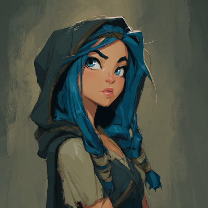 draw your warcraft or fantasy oc character for dnd character