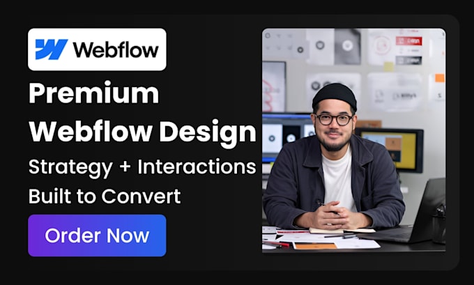 design a webflow website with strategy, 3d animations, and modern functionality