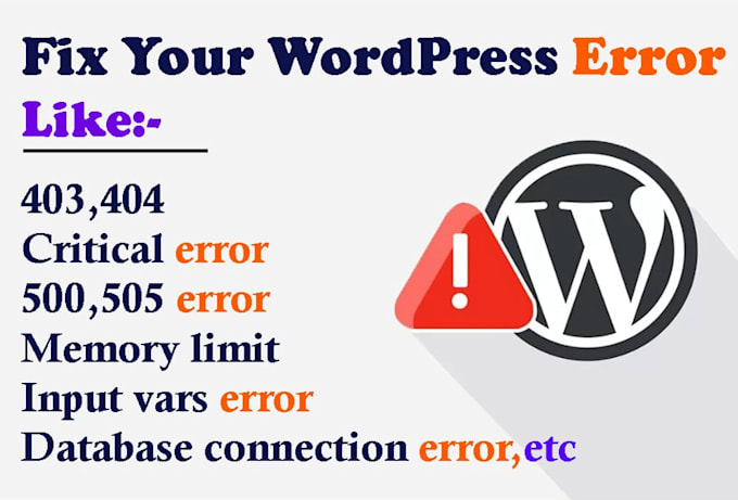 fix wordpress critical error