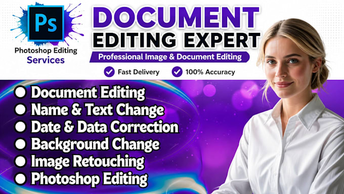 do document editing image correct name date text photoshop edit background chang