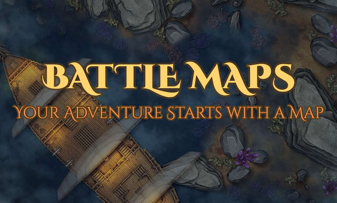 create detailed battle map for rpg, fantasy world, vtt