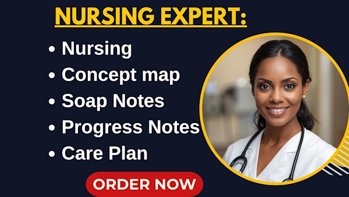 do nursing care plan, picot concept map, soap, and progress notes