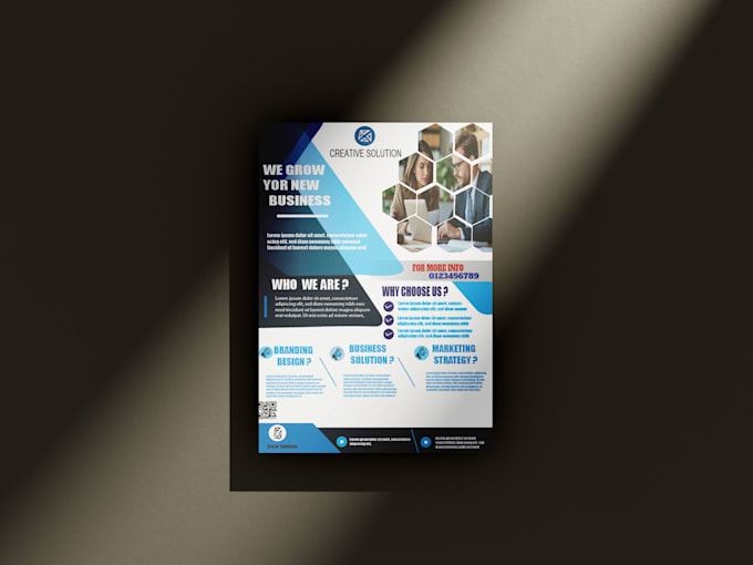 design professional flyer or poster