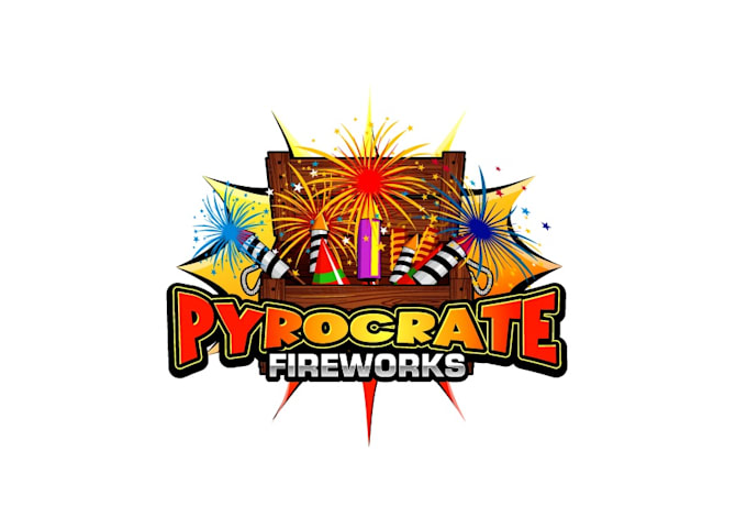 create professional and specially firework logo design