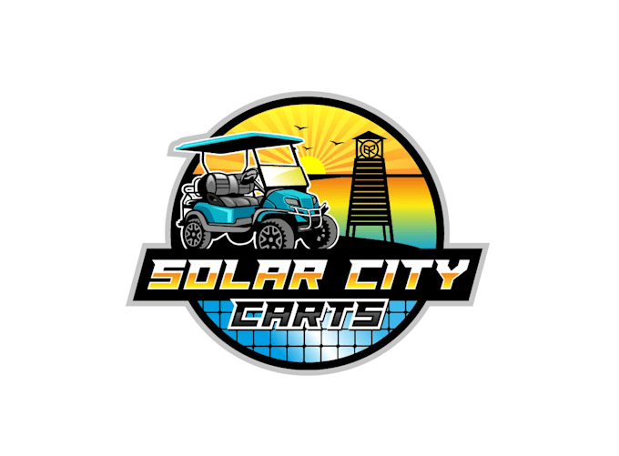 create attractive and imagination golf cart logo design