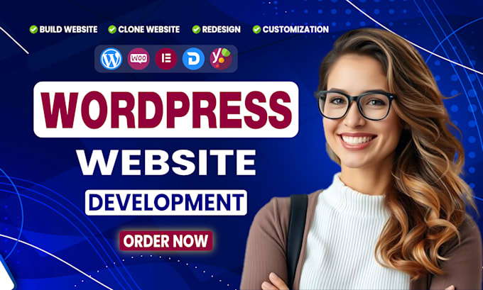 build wordpress website, custom wordpress website, business website development