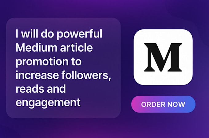do viral medium article promotion, medium followers