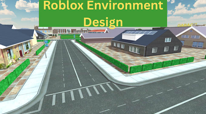 make environment 3d roblox design, roblox map design, building design, ugc, gui