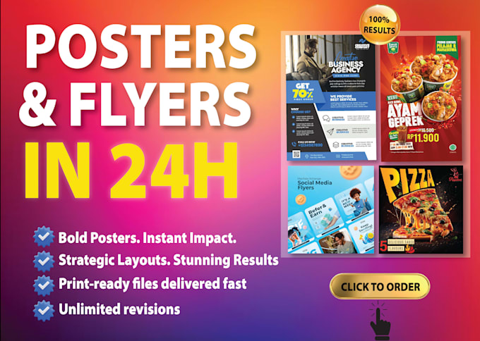 design best posters and business flyers in 24 hours