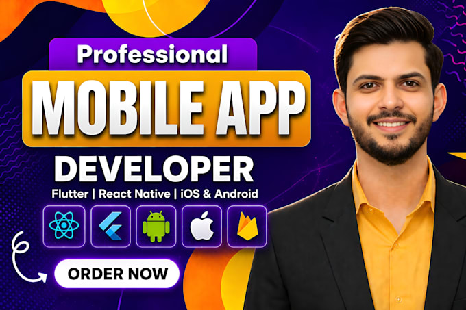 do ios and andriod mobile app development with flutter and react native
