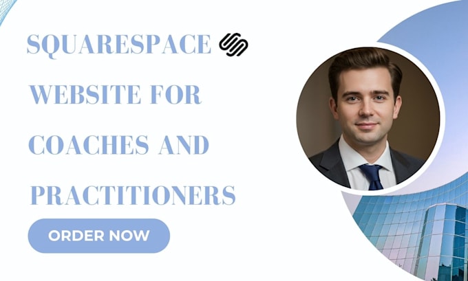 design a professional squarespace website for coaches and practitioners