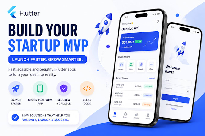 build an mvp mobile app for your startup using flutter