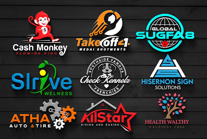 do modern, uniuqe and professional business logo design