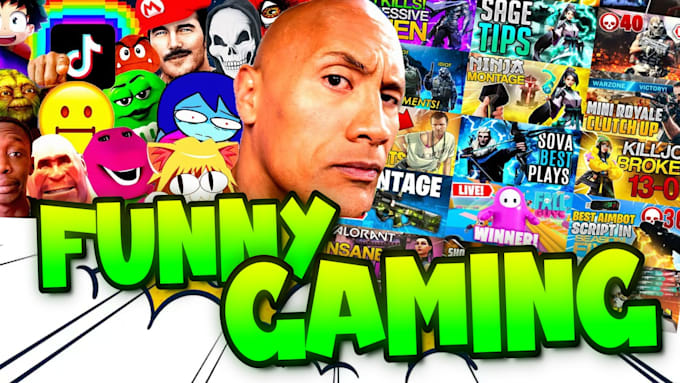 do funny gaming video editing for youtube and tiktok