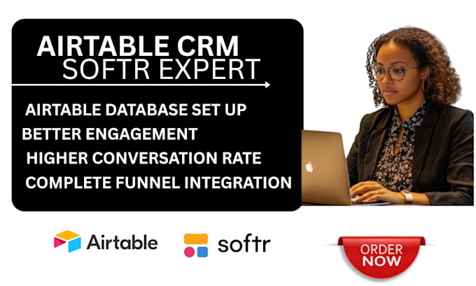 set up airtable database,airtable automation,integrate softr webapp,work flow