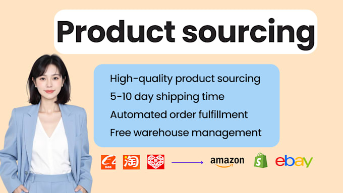 be your china sourcing, shipping agent ,fast delivery