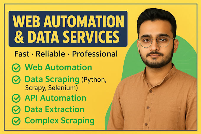 python web scraping, selenium browser automation, data scraping