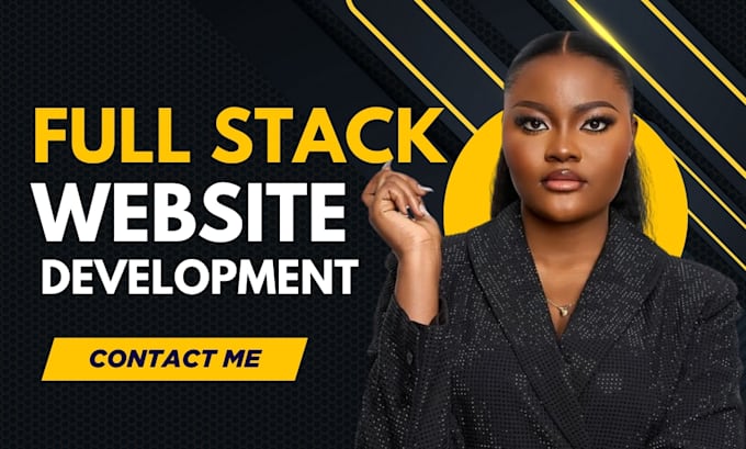 do website development as full stack web developer, front end, backend developer