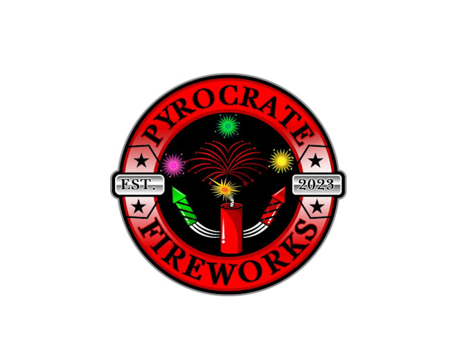 create professional and specially firework logo design