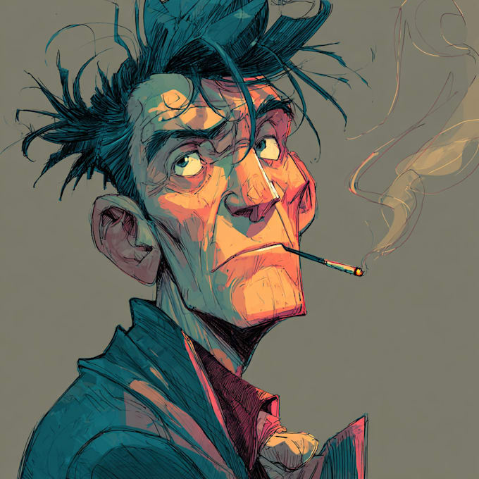 do a charcter of comic or design your comic character