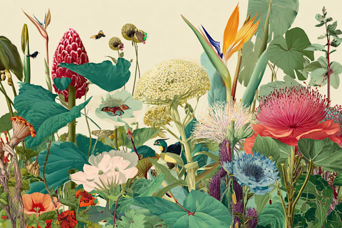 draw botanical illustration art for you