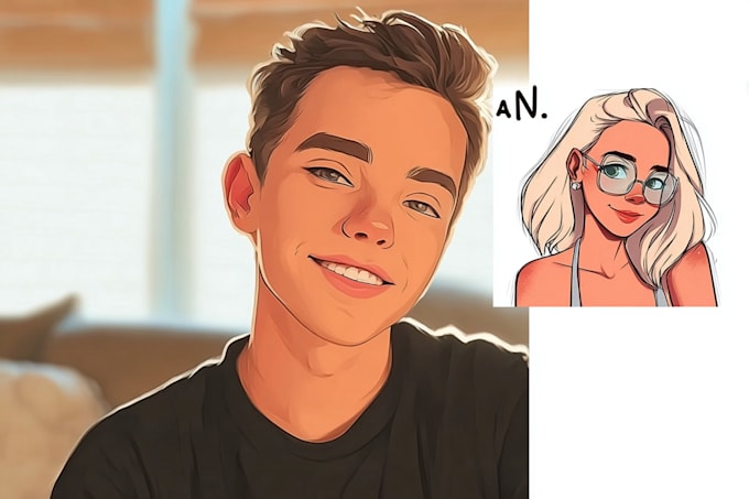 do disney cartoon portrait