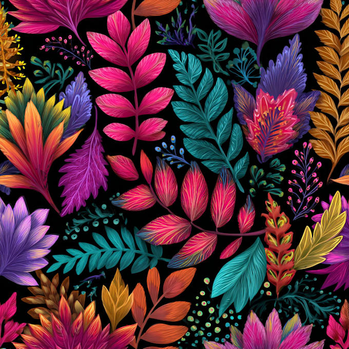 design unique seamless pattern for textile fabric prints