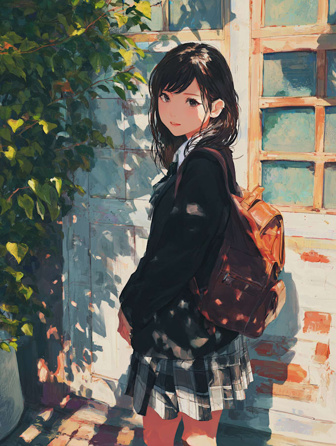 draw you an anime art style characters