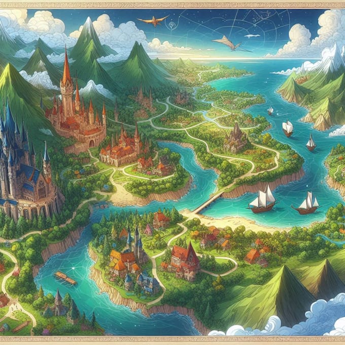 fantasy map design fantasy map maker vector map
