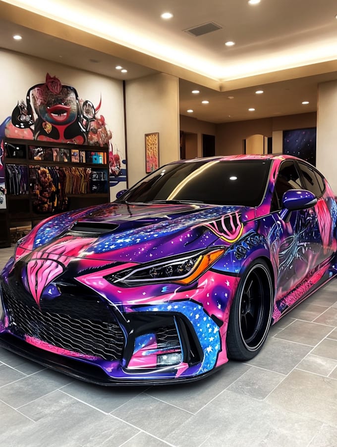 do professionally vehicle wrap design