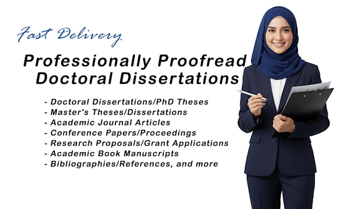 professionally proofread doctoral dissertations
