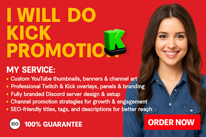 do organic kick promotion to viewers chatters globally