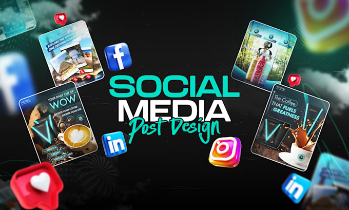 design professional social media posts for your brand