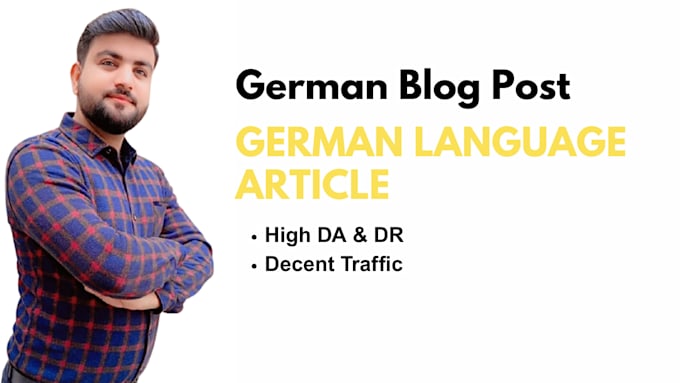 write german language article and publish on german blog