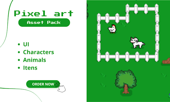 create pixel art asset pack for your game