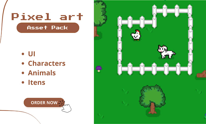 create custom pixel art assets for you