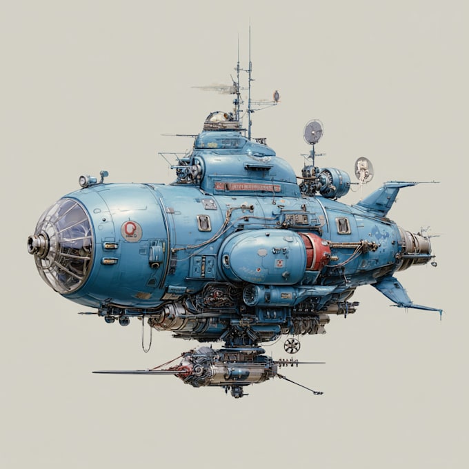 draw interstellar spacecraft artwork