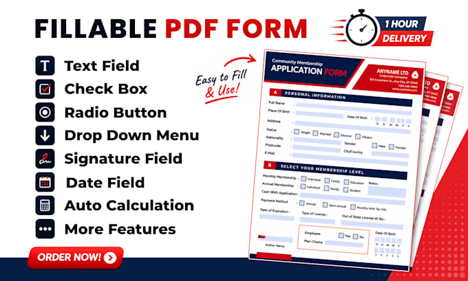 create fillable PDF form in 1 hour in adobe acrobat